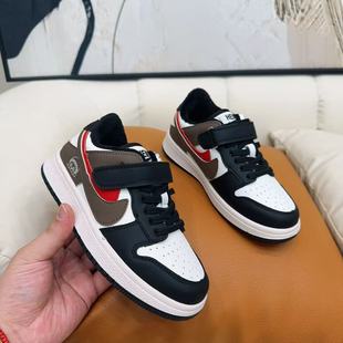 儿童运动鞋2025年秋冬新款加绒二棉板鞋男女童保暖 不退不换