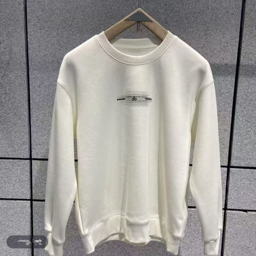 男装-25年秋冬加绒卫衣男士简约字母印花保暖套头衫男款时尚上衣