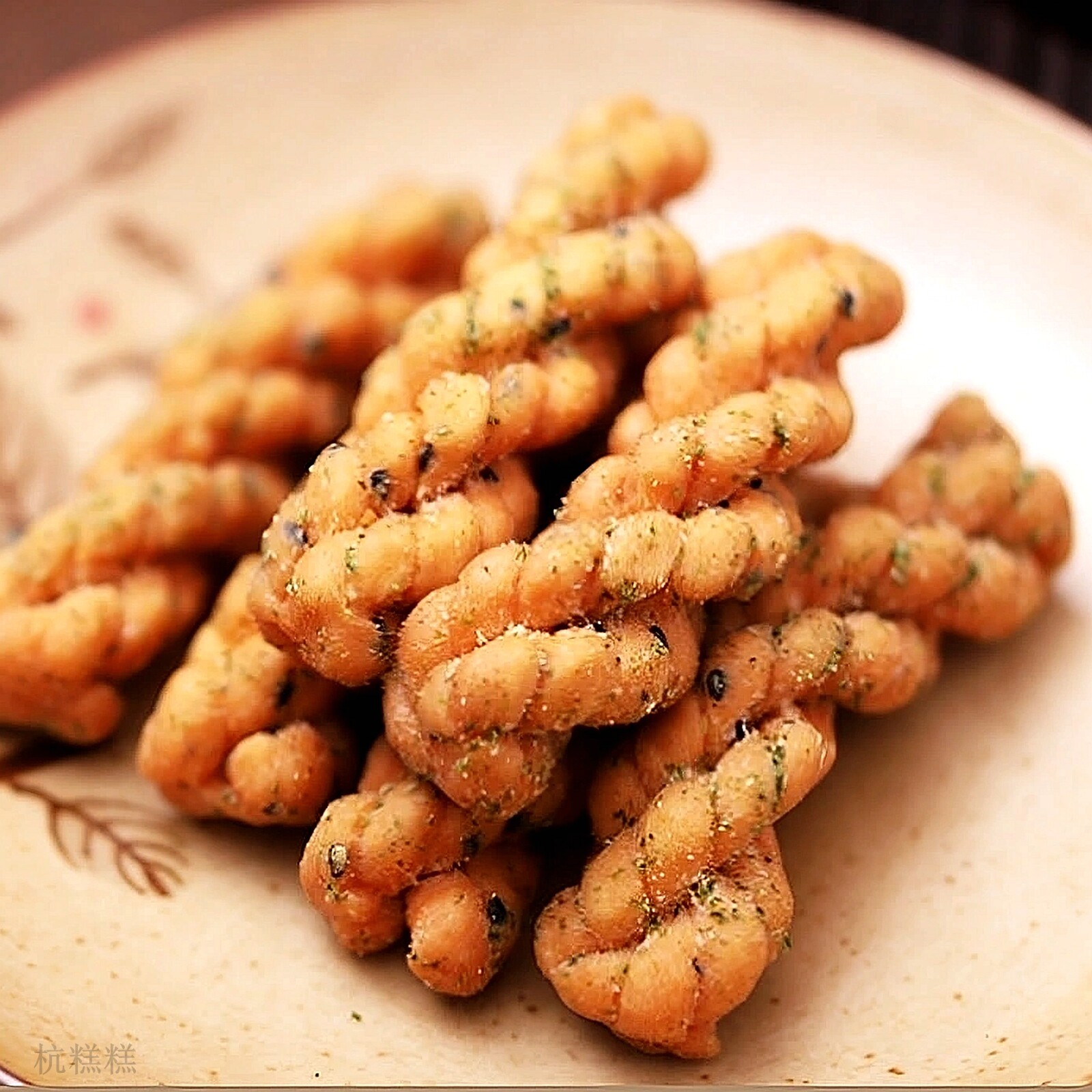 杭州特产法根糕点200克甜味麻花咸味麻花海苔味麻花茶点零食点心