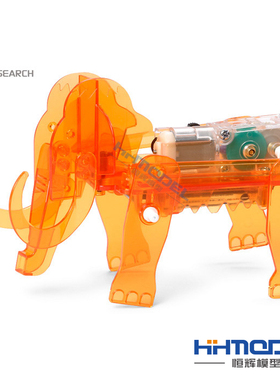 恒辉模型 田宫 拼装创意教学模型 71124 机械猛犸象