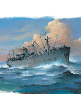 恒辉模型 小号手 05756 1/700 布朗号 自由轮 拼装模型