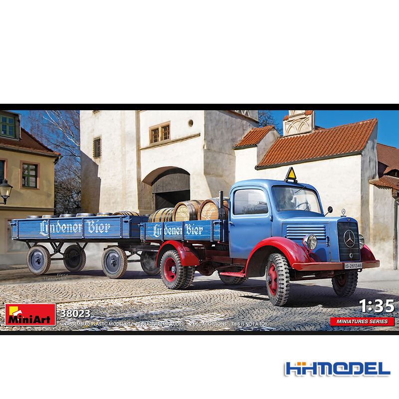 MiniArt带货运拖车卡车L1500S