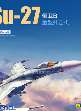 恒辉模型 长城 L4824 1/48 Su-27S 侧卫B 战斗机 拼装飞机模型