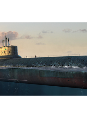 恒辉模型 HOBBYBOSS 83532 1/350 俄罗斯台风级核潜艇 拼装船模