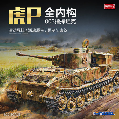 Amusing虎P防磁装甲拼装模型