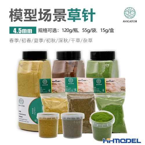 AVIGATOR模型制作场景沙盘草针