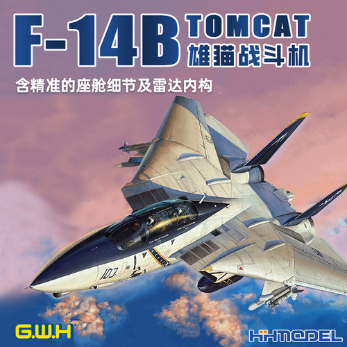 长城拼装飞机F-14B熊猫战斗机