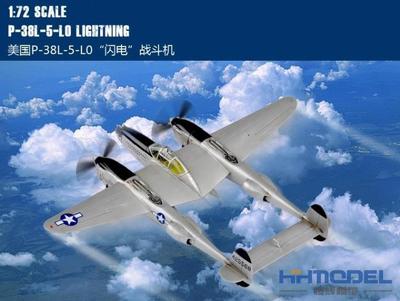 恒辉模型p-38l-5-l0闪电战斗机