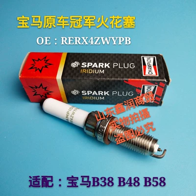 dây cao áp oto Champions Brand 火 Platinum Spark plug OE245 RERX4ZWYPB-1 phù hợp với X1 BMW B38/B48/B58 bugi xe hơi dây rửa xe dekton