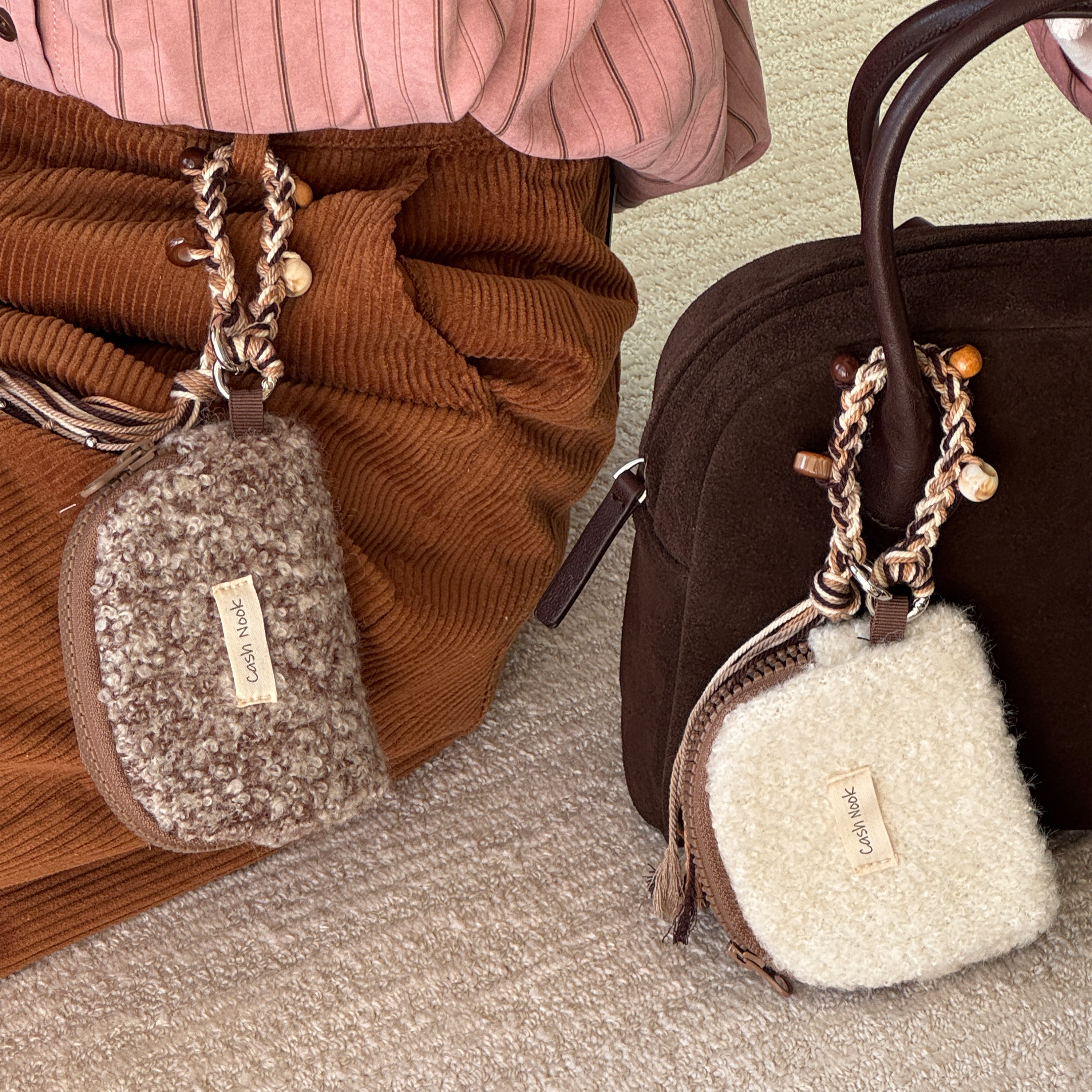 树的岛Tree零钱包毛绒迷你冬季手提包挂件编织链条耳机包收纳袋,节庆用品/礼品,创意零钱包,淘宝优惠券,粉丝福利购,淘宝优惠卷