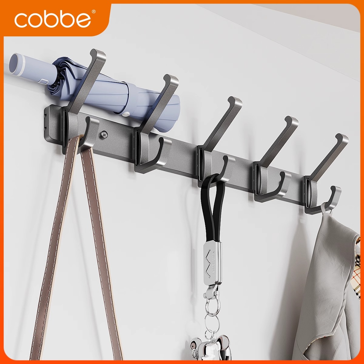 卡贝挂钩排钩免打孔壁挂式
