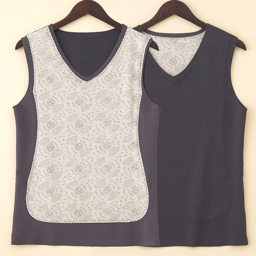 大码男士德绒无痕羊绒保暖背心