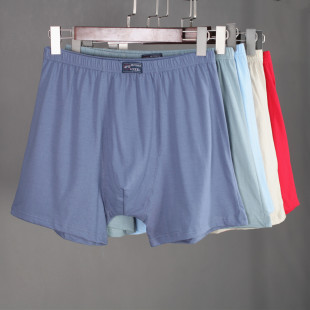 纯棉内裤 中老年老式 大码 加肥全棉平角裤 头 2条装 头爸爸肥佬裤 男士