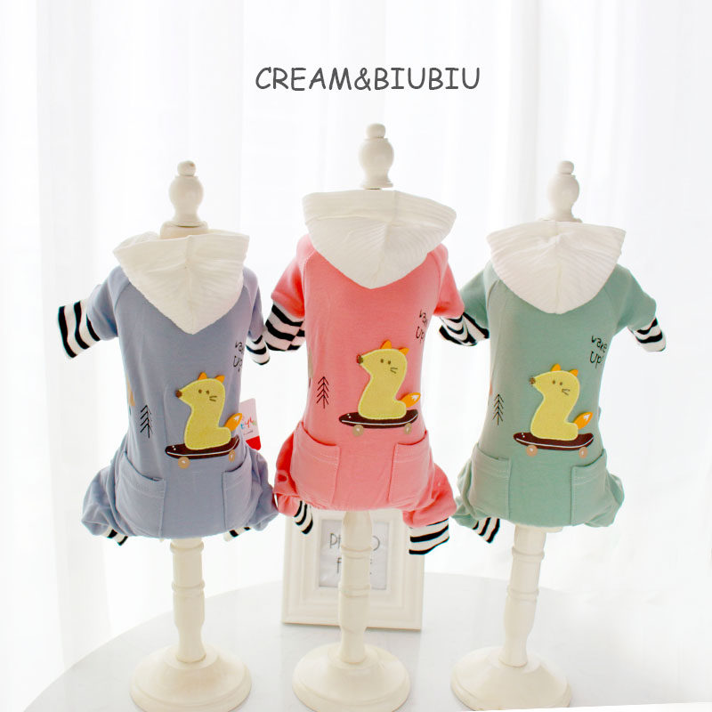 宠物狗猫咪衣服秋冬四脚卫衣