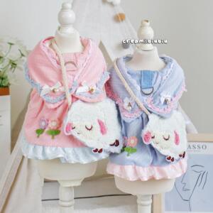 24秋冬新品小羊羊加厚连衣裙