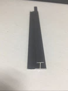 黑色铝合金集成墙板金属线条厂家护墙板阳角阴角工字收口金属装饰