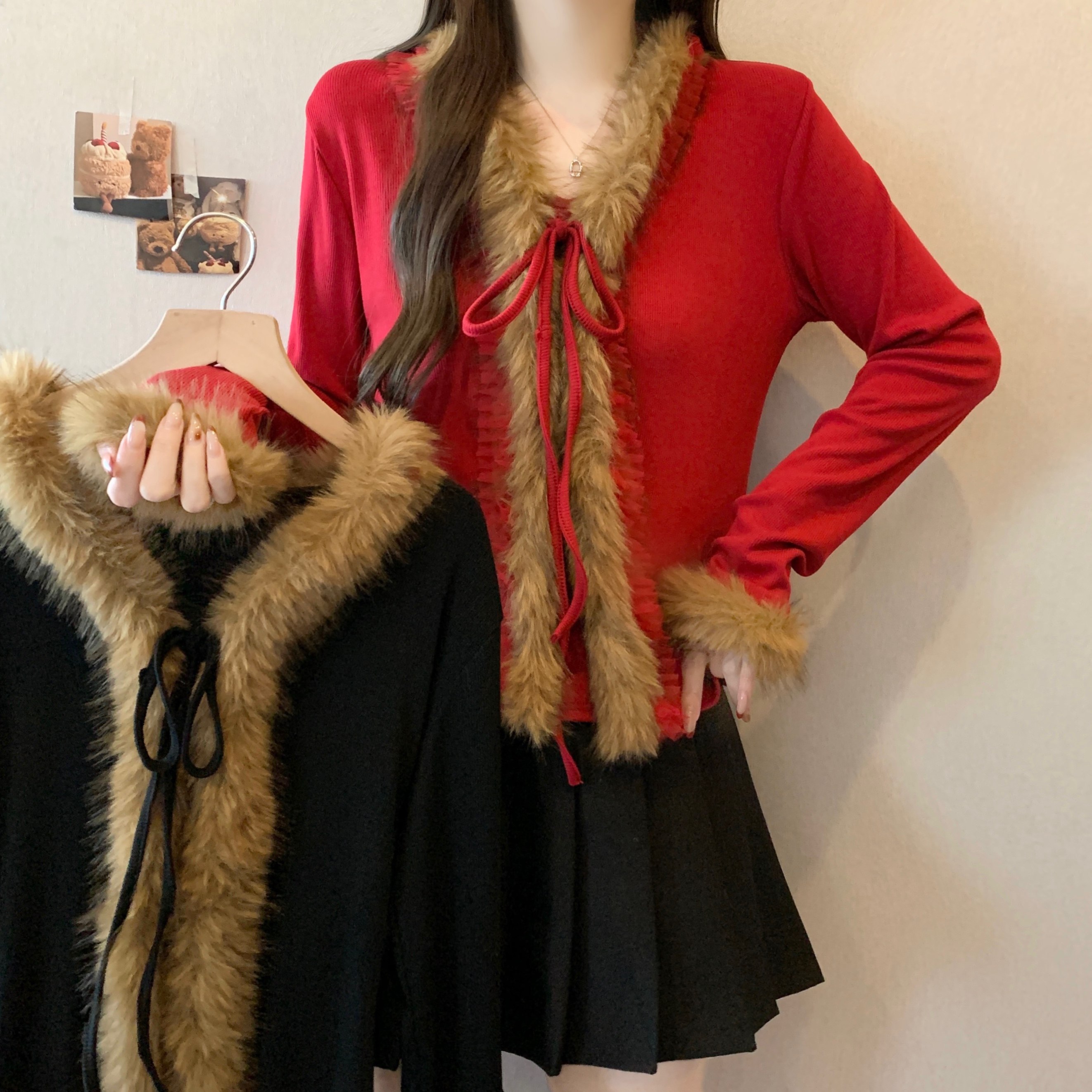 大码女装2025秋冬新款法式气质温柔风内搭打底衫胖mm上衣针织T恤,女装/女士精品,大码内搭,淘宝优惠券,粉丝福利购,淘宝优惠卷