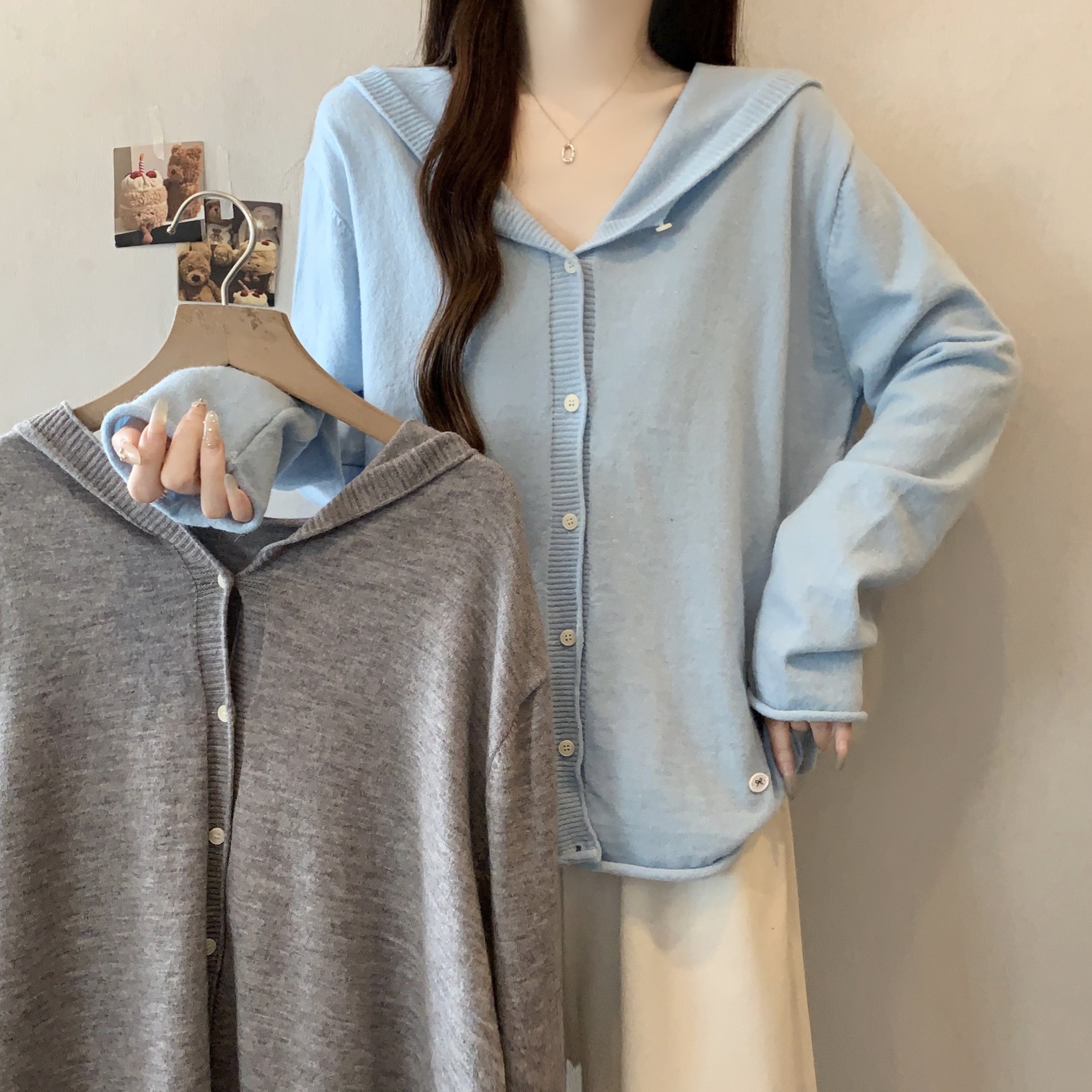 大码女装休闲连帽针织衫2025秋冬新款胖mm时尚百搭长袖上衣毛衣潮,女装/女士精品,大码内搭,淘宝优惠券,粉丝福利购,淘宝优惠卷