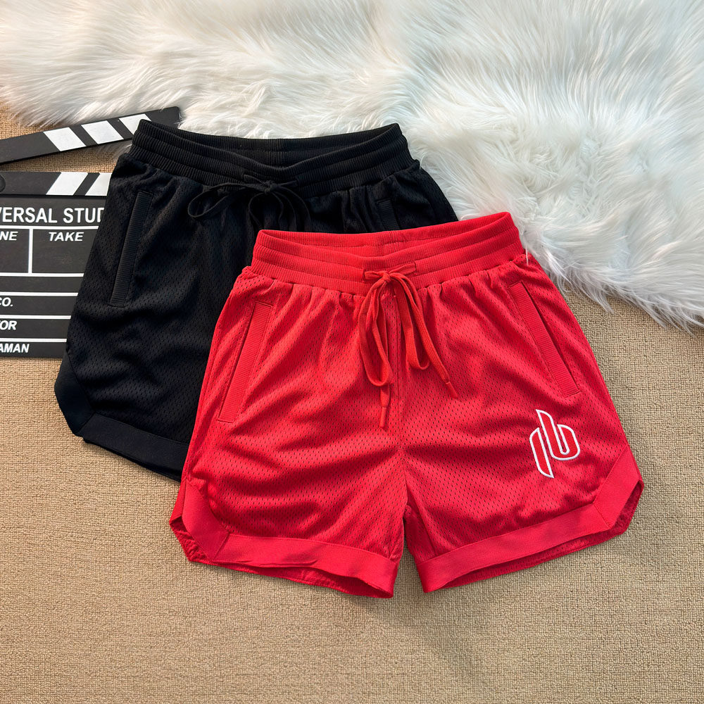 夏季透气网眼布双层防窥四分短裤美式重磅宽松高街情侣运动裤男女,男装,短裤,淘宝优惠券,粉丝福利购,淘宝优惠卷