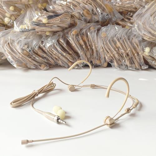 舞台演出肤色耳麦隐形伸缩耳挂式话筒线表演唱戏麦克风清晰防啸叫