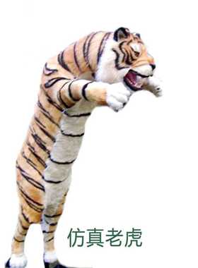 手工艺品 仿真虎影视 摄影道具 扑虎 T024