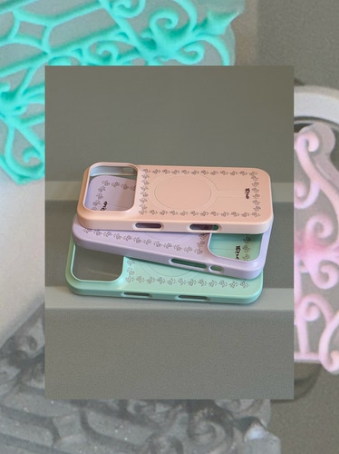 OuchTV原创设计【NEW ROSA】复古retro蔷薇玫瑰花韩国进口菲林单层磁吸手机壳iphone17promax