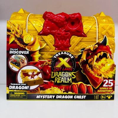 TreasureX宝藏冒险家寻龙宝箱黄金宝藏骷髅岛男孩飞龙寻宝盲盒