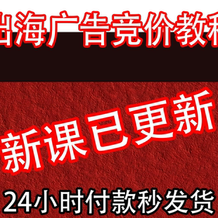 出海广告竞价教程英文SEM ADS关键词排名首页外贸网站运营培训