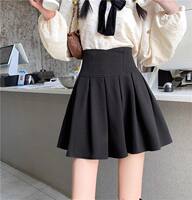 Design-sense cinched pleated skirt, half skirt, women's spring and autumn large-sized high-waisted skirt that covers the belly, puffy skirt, A-line short skirt, umbrella skirt thumbnail 2