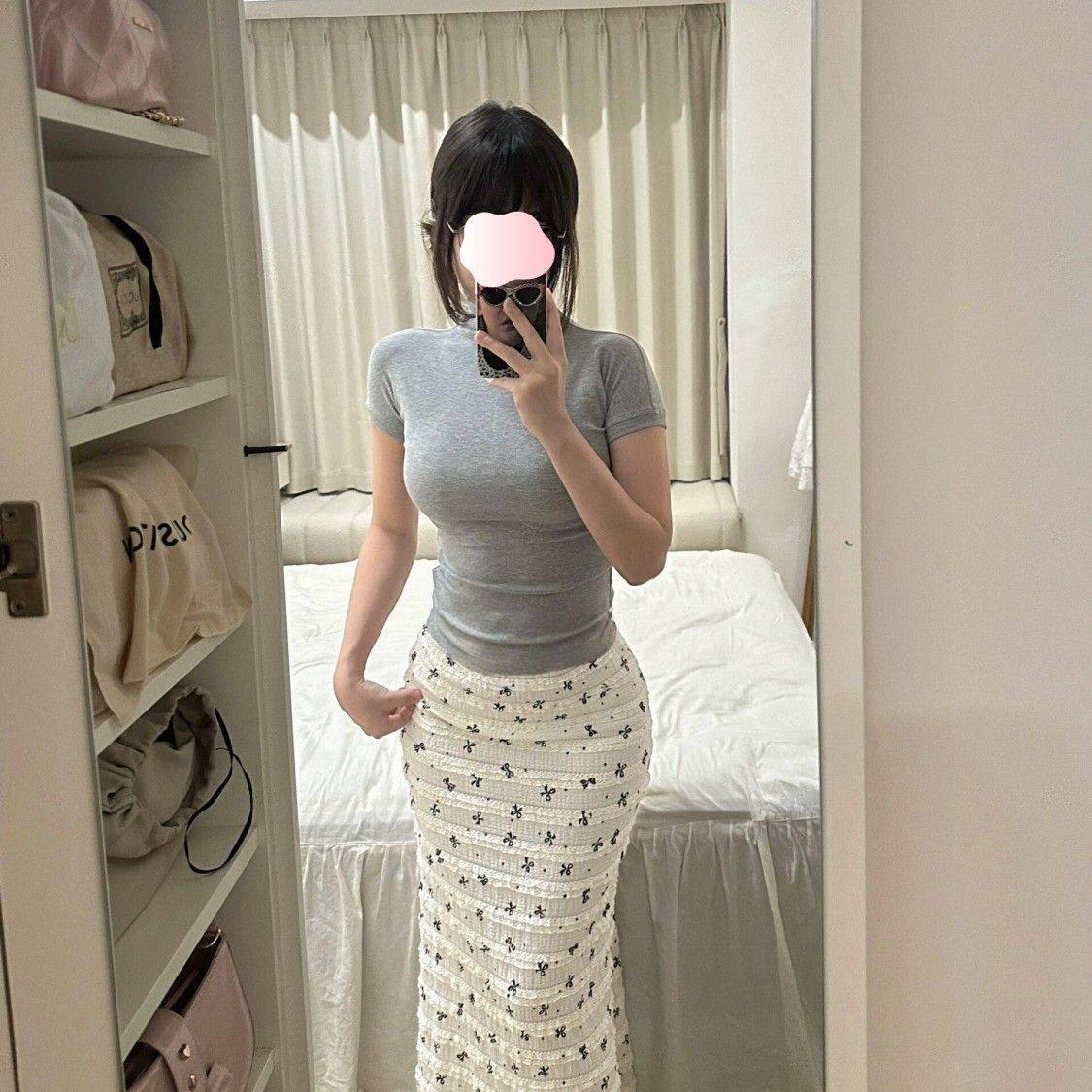 套装女2025夏季新款度假风半高领T恤女蝴蝶结印花蕾丝镂空半身裙,女装/女士精品,半身裙,淘宝优惠券,粉丝福利购,淘宝优惠卷