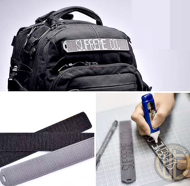 美利堅洋行特價 DOT-TAG 制作自己的名牌 创意魔术贴臂章