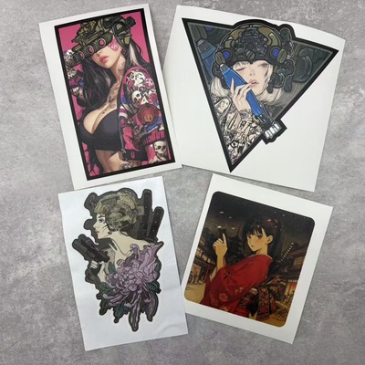 美利坚洋行万物皆可贴之战术美女漫画版贴纸 【3张装】