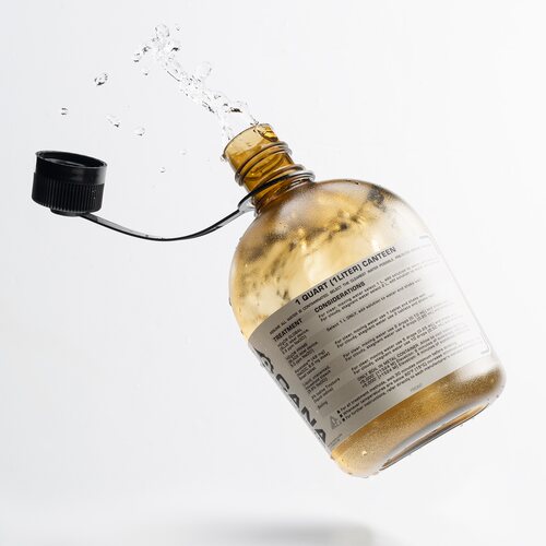 美利坚洋行TRITAN可视水量1L大容量运动水壶 附水质安全记录贴纸