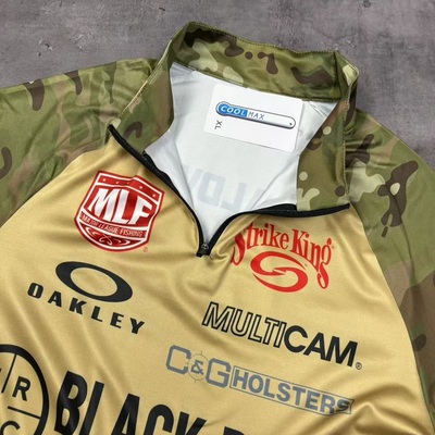 美利坚洋行 MULTICAM 迷彩射手服 户外散热立领排汗衫