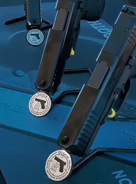 美利坚洋行PDS金属制工业风简易展示架 GLOCK GEN 6木仓架