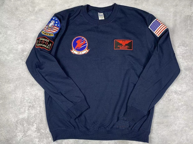 美利堅洋行TOP GUN MAVERICK 1986 还原版抓绒卫衣