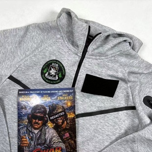 美利坚洋行三角洲委国任务纪念夹克 连帽运动外套