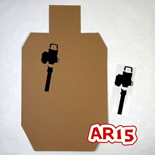 美利坚洋行现代威胁造型贴纸 靶纸伴侣 锁定目标类型 训练贴纸