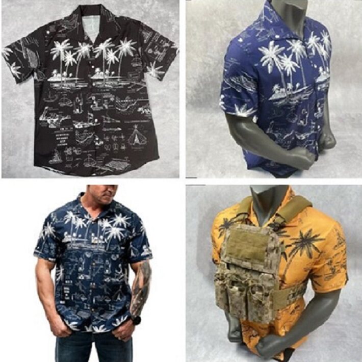 美利坚洋行米国陆军野战生存衬衫 夏威夷战术露营短袖 Camp Shirt