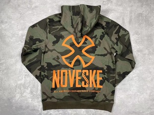 美利坚洋行 NOVESKE 官方订制 WOODLAND 迷彩重磅连帽卫衣