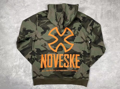 美利坚洋行 NOVESKE 官方订制 WOODLAND 迷彩重磅连帽卫衣
