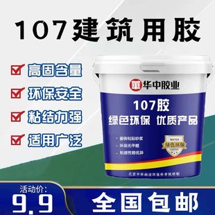107建筑胶水内墙面腻子脱粉水泥砂浆固沙拉毛工程专用胶水环保型