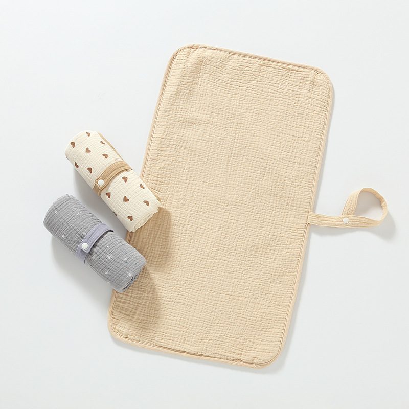 宝宝隔尿垫婴儿纯棉纱布可洗透气防水隔尿吸尿垫新生儿柔软