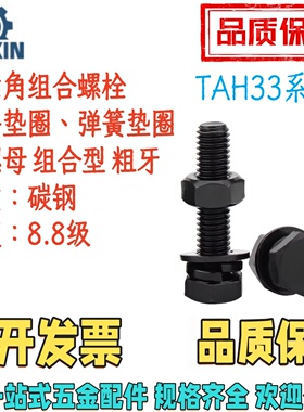 TAM33-M8/10/12/14/16/18/20-L10/12/162030405080外六角组合螺栓