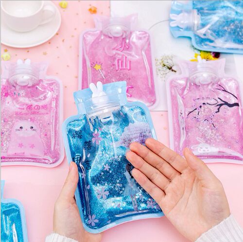 少女心镭射秋冬款韩版御寒热水袋