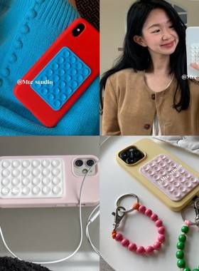 ins博主同款时尚小众个性液态硅胶简约韩风适用17promax手机壳17air苹果16/16Pro手机壳15保护套14防摔13外壳