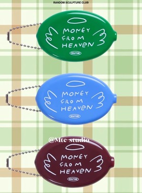 韩系ins风小众设计复古钥匙扣挂件零钱收纳包挂饰情侣款门禁卡包