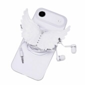 限量款 韩系ins小众设计时髦buff童话天使翅膀手机磁吸支架适用17