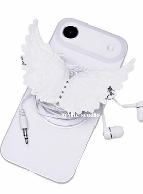 限量款~韩系ins小众设计时髦buff童话天使翅膀手机磁吸支架适用17