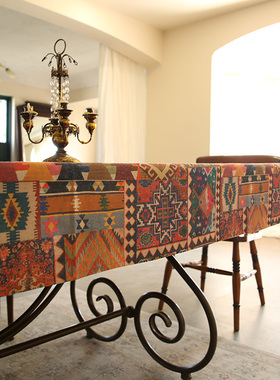 Boho 波西米亚复古做旧风桌布桌布盖布餐桌布台布特价包邮